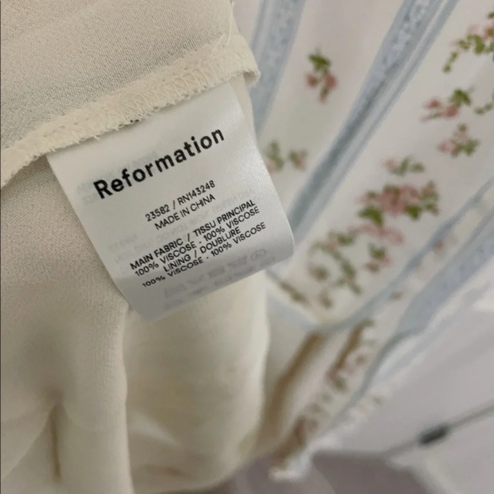 NWOT Reformation Twilight Dress Surrey - Picture 8 of 8